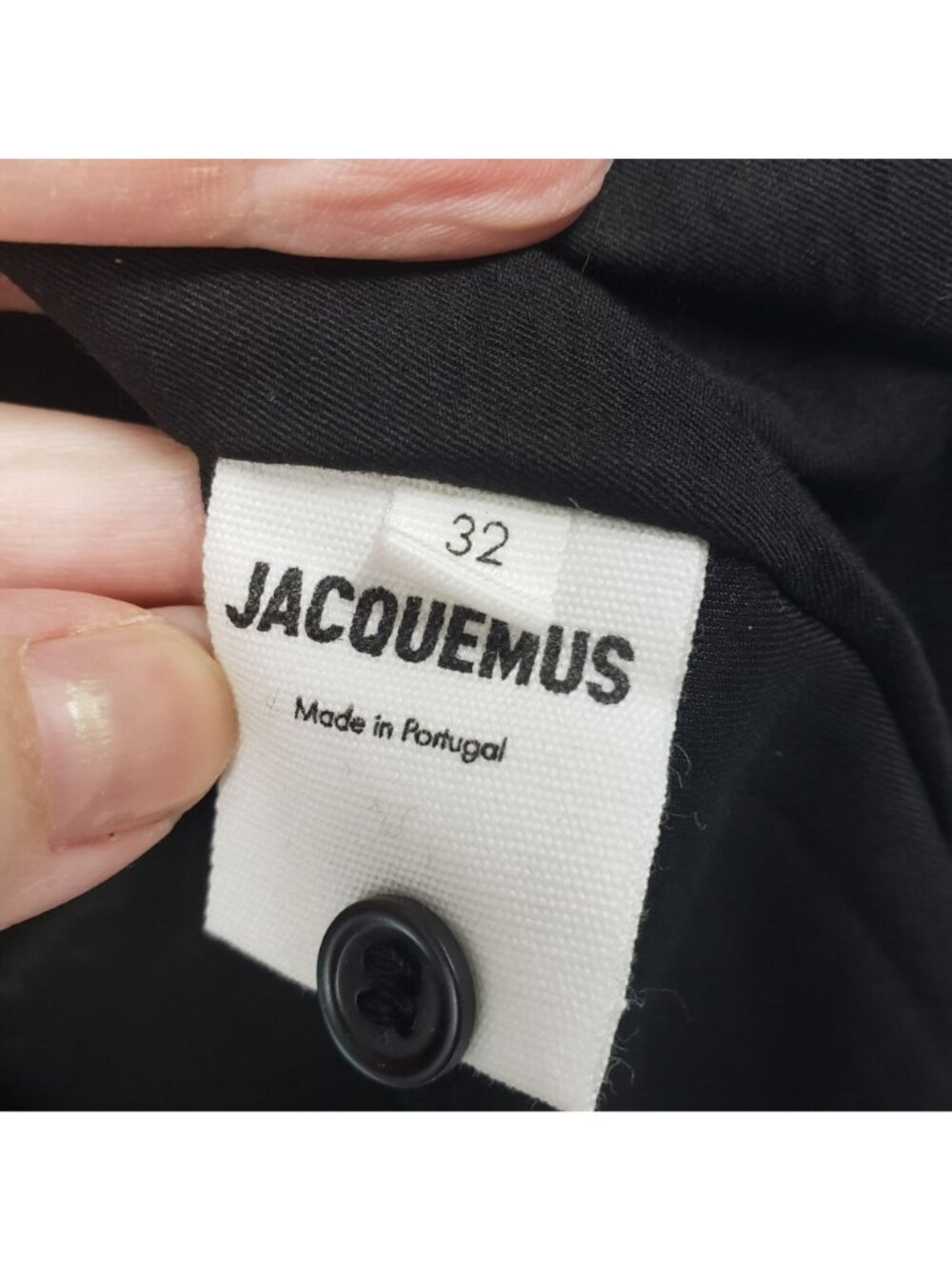 NEW Jacquemus $725 Bahia Robe Black Mini Dress Celebrity Style Shirt Dress - Picture 11 of 14